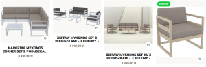 Ogrodowe meble wypoczynkowe marki Siesta